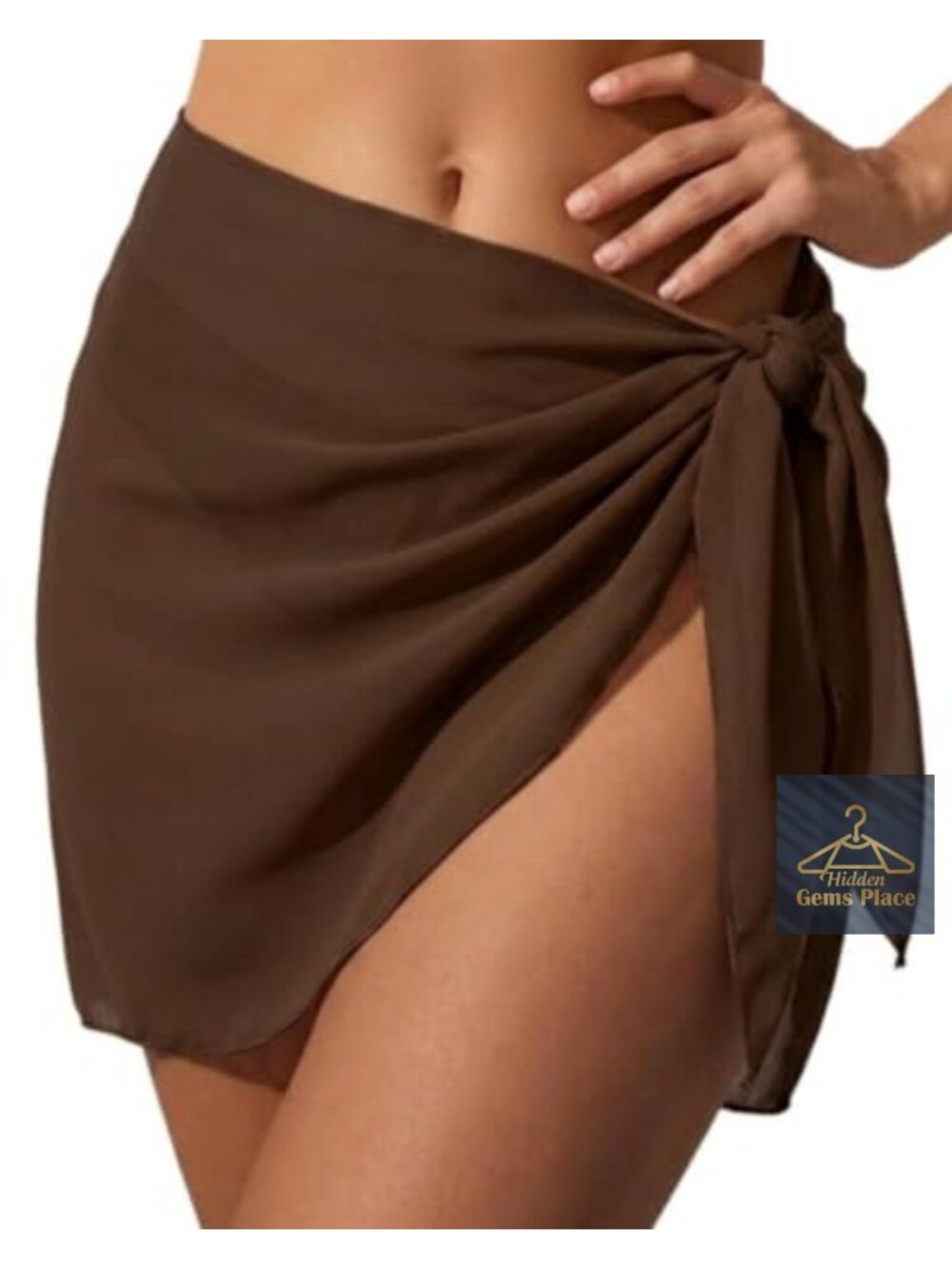 Holipick Chiffon Sarong Coverup Sheer Beach Wrap Skirt Swimsuit